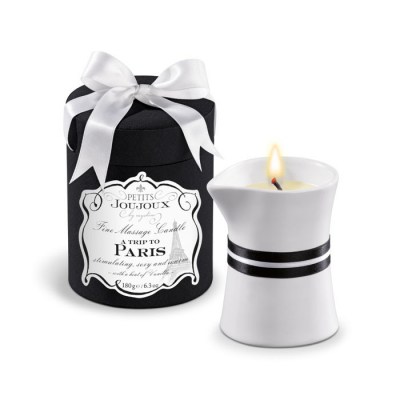 Массажное масло в виде большой свечи Petits Joujoux Paris с ароматом ванили и сандала, производитель: MyStim