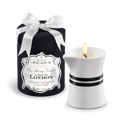 Массажное масло в виде большой свечи Petits Joujoux London с ароматом ревеня, амбры и чёрной смородины, производитель: MyStim