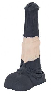 Чёрно-бежевый большой фаллос жеребца  Коди  - 25 см., производитель: Erasexa
