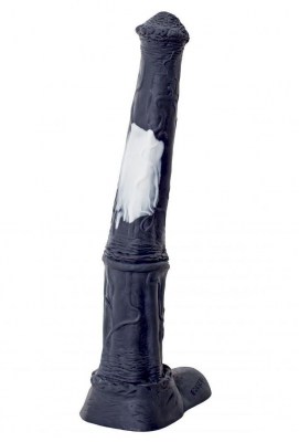 Чёрный фаллоимитатор мустанга - 42 см., производитель: Erasexa