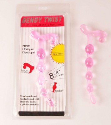 Анальные шарики anal beads pink 23 201mm