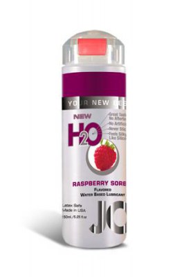Ароматизированный любрикант на водной основе JO Flavored Raspberry Sorbet , 5.25 oz (150 мл)