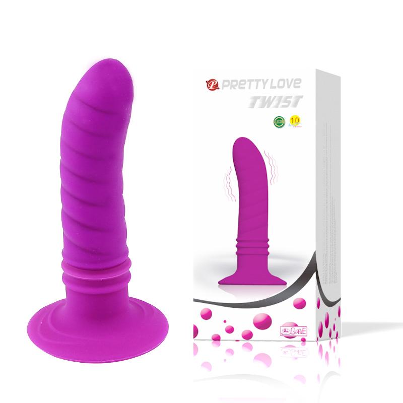 Анальная втулка pretty love twist anal plug purple bi-014200