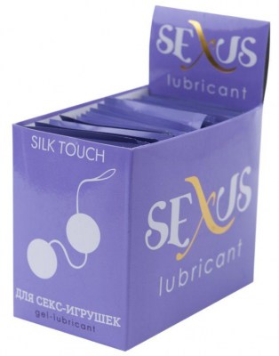 Набор из 50 пробников увлажняющей гель-смазки для секс-игрушек Silk Touch Toy по 6 мл. каждый, производитель: Sexus