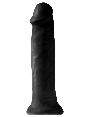 Черный фаллоимитатор-гигант на присоске 14