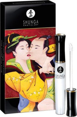 Возбуждающий блеск для губ со вкусом клубники и шампанского  Божественное удовольствие  - 10 мл., производитель: Shunga