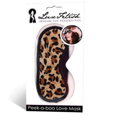 Леопардовая маска на глаза Peek-a-Boo, производитель: Lux Fetish