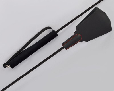 Черный классический стек-лопатка "Готика" - 77 см.