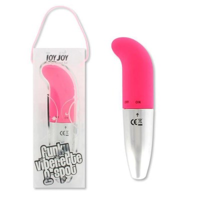 Розовый стимулятор точки G Funky Viberette - 13 см., производитель: Toy Joy
