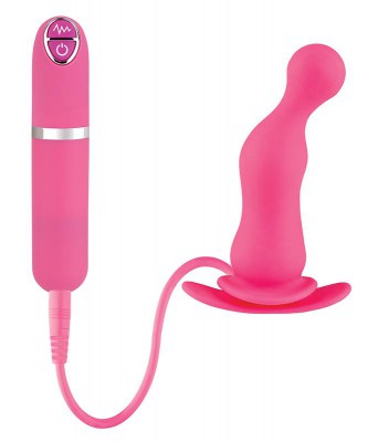 Розовая вибровтулка Dash Butt Plug With Mini Controller II - 9 см., производитель: NMC