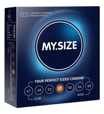 Презервативы MY.SIZE размер 57 - 3 шт., производитель: R&S GmbH