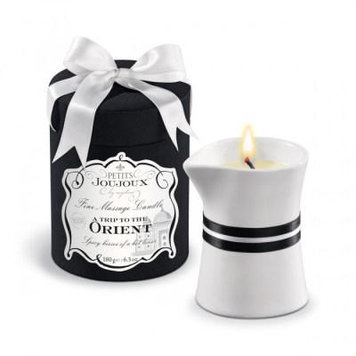 Массажное масло в виде большой свечи Petits Joujoux Orient с ароматом граната и белого перца, производитель: MyStim