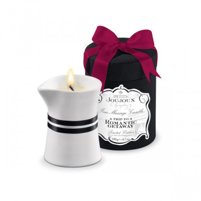 Массажное масло в виде большой свечи Petits Joujoux Romantic Getaway с ароматом имбирного печенья, производитель: MyStim