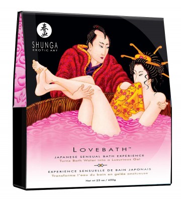 Соль для ванны Lovebath Dragon Fruit, превращающая воду в гель - 650 гр., производитель: Shunga