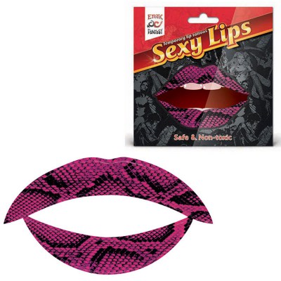 Lip Tattoo Фиолетовая змея, производитель: Erotic Fantasy