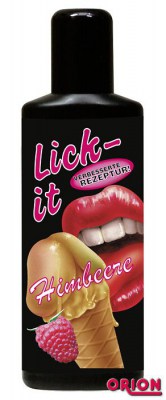 Съедобная смазка Lick It со вкусом малины - 100 мл., производитель: Lubry GmbH