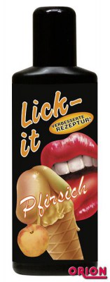 Съедобная смазка Lick It со вкусом персика - 100 мл., производитель: Lubry GmbH