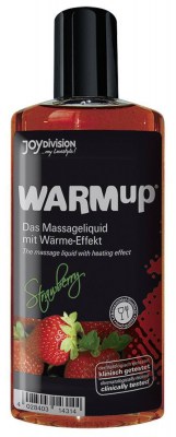 Разогревающее масло WARMup Strawberry - 150 мл. , производитель: Joy Division