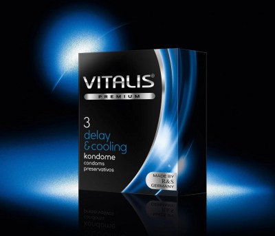 Презервативы VITALIS premium №3 delay& cooling