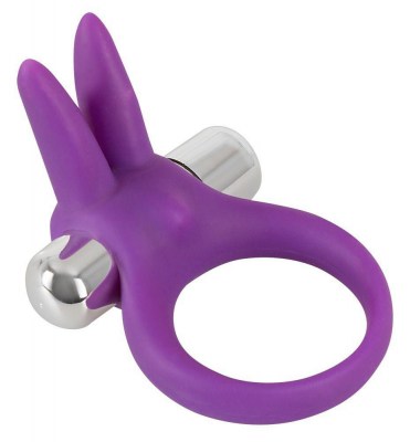 Фиолетовое эрекционное кольцо с вибрацией Smile Rabbit, производитель: Orion