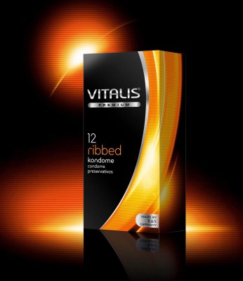 Презервативы VITALIS premium Ribbed