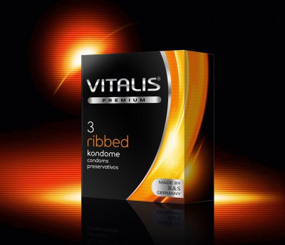 Презервативы VITALIS premium Ribbed