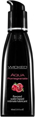 Лубрикант с ароматом граната Wicked Aqua Pomegranate - 60 мл., производитель: Wicked