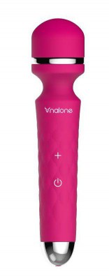 Ярко-розовый вибростимулятор Rock - 19,2 см., производитель: Nalone