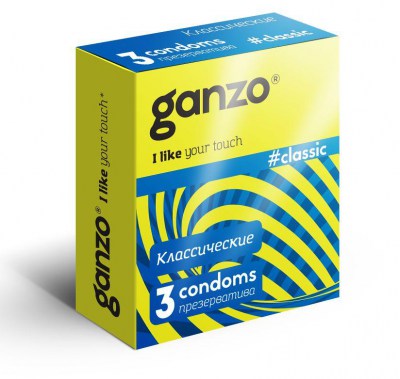 Классические презервативы с обильной смазкой ganzo classic, производитель: Ganzo