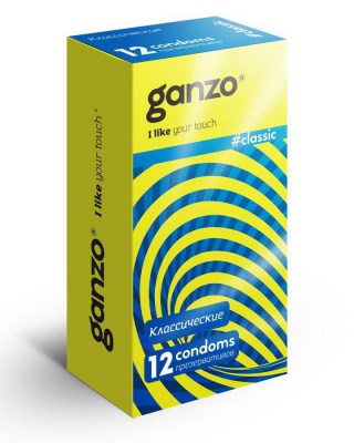 Классические презервативы с обильной смазкой ganzo classic, производитель: Ganzo
