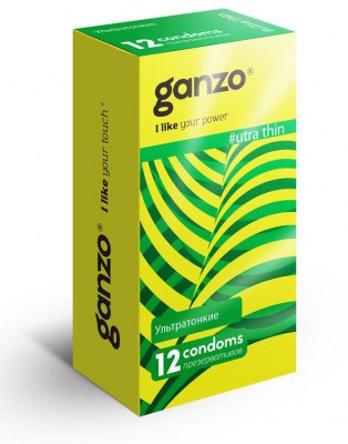 Ультратонкие презервативы ganzo ultra thin, производитель: Ganzo