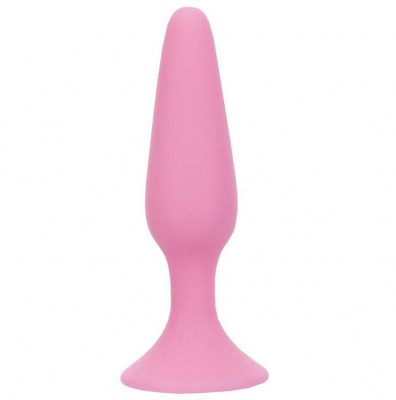 Розовая анальная пробка BEAUTIFUL BEHIND SILICONE BUTT PLUG - 11,4 см., производитель: NMC