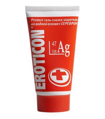 Защитная гель-смазка защитная Ag с серебром - 50 мл., производитель: Eroticon