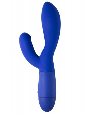 Синий вибратор The Princess and the Pea Blueberry dreams  - 20,5 см., производитель: Lola toys