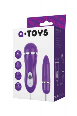 Фиолетовое виброяйцо с выносным пультом управления, производитель: A-toys