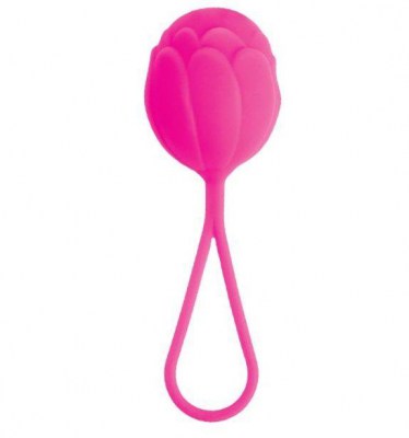 Розовый вагинальный шарик с петелькой для извлечения, производитель: A-toys