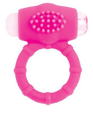 Розовое эрекционное виброкольцо A-toys, производитель: A-toys