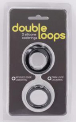 Набор из 2 эрекционных колец Double Loops, производитель: Gopaldas