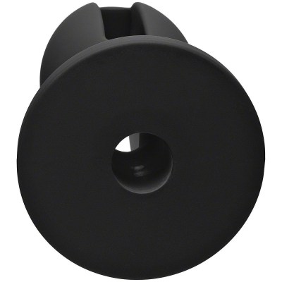 Чёрная анальная пробка Kink Wet Works Lube Luge Premium Silicone Plug 5  - 12,7 см.