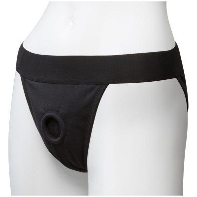 Трусики с плугом Vac-U-Lock Panty Harness with Plug Full Back