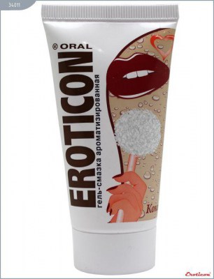 Гель-смазка с ароматом кокоса Eroticon - 50 мл., производитель: Eroticon