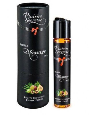 Массажное масло с ароматом экзотических фруктов Huile de Massage Gourmande Fruits Exotiques - 59 мл., производитель: Plaisir Secret