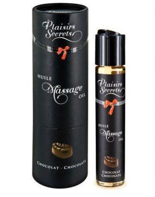 Массажное масло с ароматом шоколада Huile de Massage Gourmande Chocolat - 59 мл., производитель: Plaisir Secret