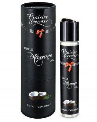 Массажное масло с ароматом кокоса Huile de Massage Gourmande Coco - 59 мл., производитель: Plaisir Secret