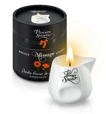 Массажная свеча с ароматом мака Jardin Secret De Provence Coquelicot - 80 мл., производитель: Plaisir Secret