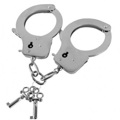 Наручники из листового металла с ключами Metal Handcuffs, производитель: Blush Novelties