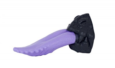 Фиолетовый стимулятор  Язык дракона  - 20,5 см., производитель: Erasexa