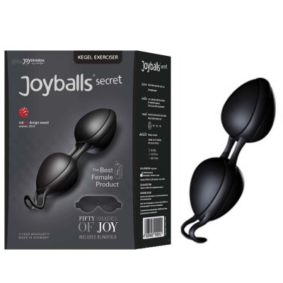 Вагинальные шарики joyballs secret, black-blackВагинальные шарики joyballs secret, black-black