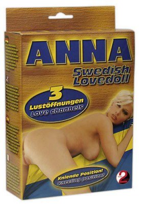 Кукла надувная anna swedish love doll