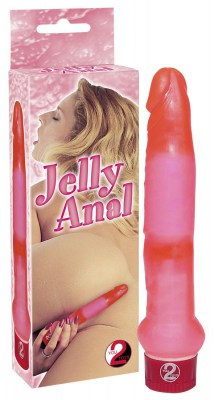 Анальный вибратор analvibr. jelly anal pink
